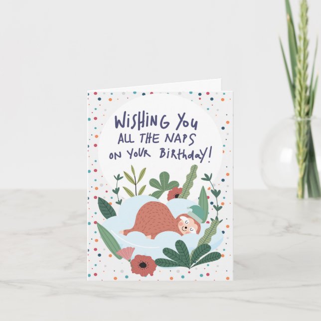 Nickerchen Karte (Vorderseite)