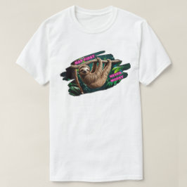 Nickerchen macht sich nie Sorgen, wenn er sich bew T-Shirt