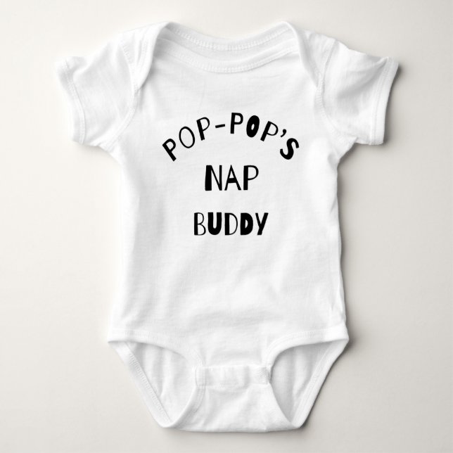 Nickerchen-Outfit von Pop Pop Baby Strampler (Vorderseite)