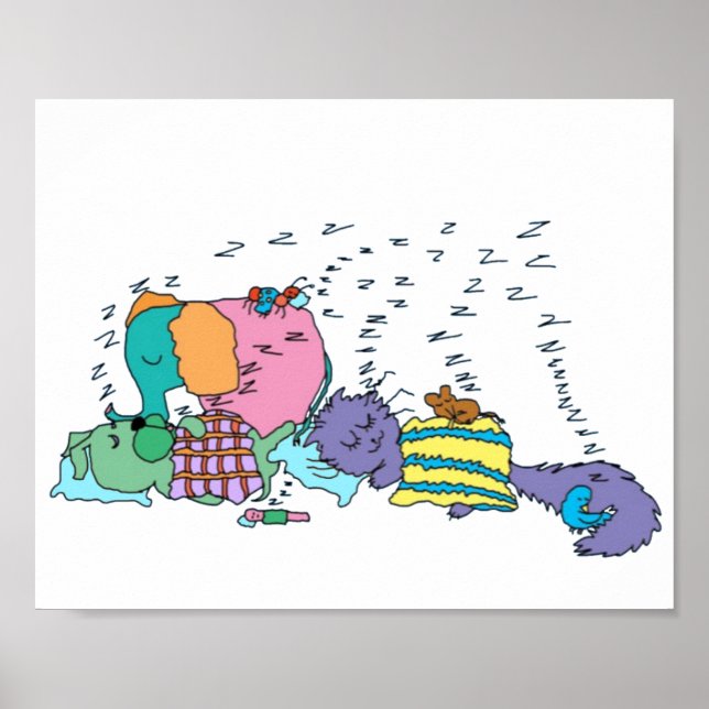 Nickerchen Poster (Vorne)