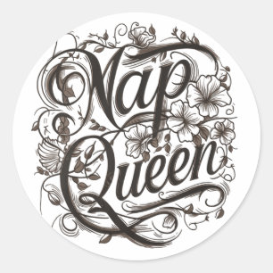 Nickerchen Queen - Aufkleber