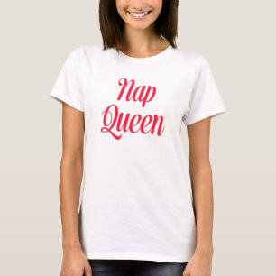 Nickerchen Queen Pink Cherry Red T-Shirt
