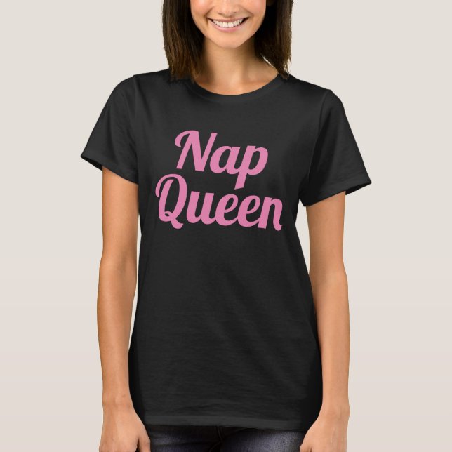 Nickerchen Queen Pink Slogan | Baby Bodysuit T-Shirt (Vorderseite)
