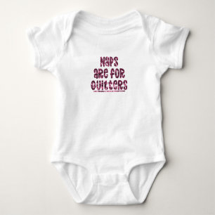 Nickerchen sind für Quitter Baby Strampler