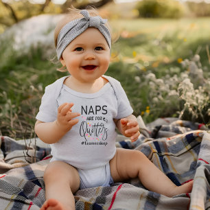 Nickerchen sind für Quitts lustige Zitate Baby Strampler