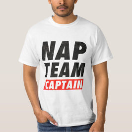 Nickerchen-Team-Kapitän T-Shirt