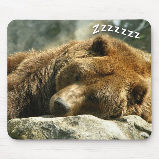Nickerchen Time Bear Mousepad (Vorne)