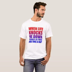 Nickerchen Wegschlagendes Lustiges T-Shirt
