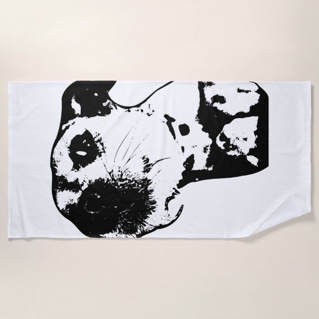 Nickerchen Zeit an der Küste Strandtuch (Vorderseite)