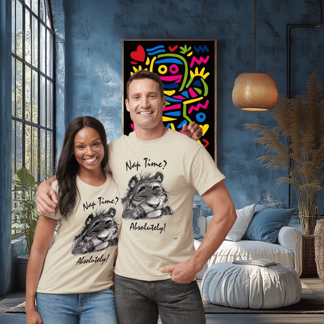 Nickerchen Zeit? Funny Tiger T - Shirt - Absolut! (Von Creator hochgeladen)