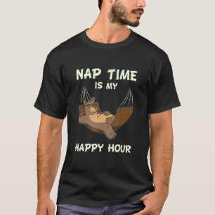 NICKERCHEN ZEIT ist mein Happy Hour Bären Hammock  T-Shirt