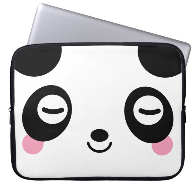 Nickerchen-Zeit-Panda Laptopschutzhülle (Vorderseite)