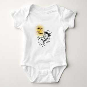 Nickerchen-Zeit-WiegeKitty Baby Strampler