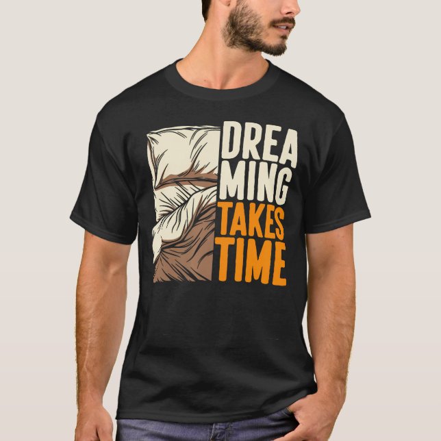 Nickerkönigin Schlafroutine Bettzeit Ruhe Träumeri T-Shirt (Vorderseite)