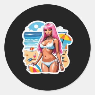 Nicki Minaj Beach Sticker