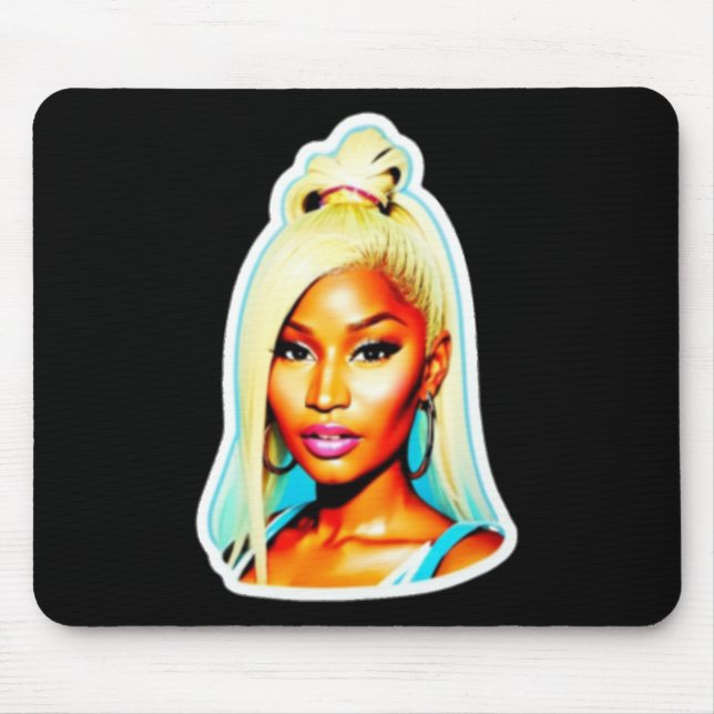 Nicki Minaj Sticker Mousepad (Vorne)