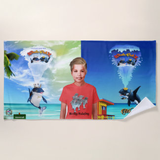 Nicky Holiday WHALE MAIL Strandtuch