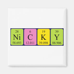 Nicky Periodenmagnet-Magnet Magnet