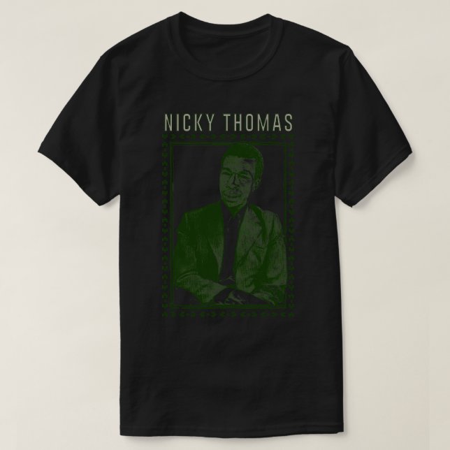 Nicky Thomas 70er Reggae Original Design T-Shirt (Design vorne)