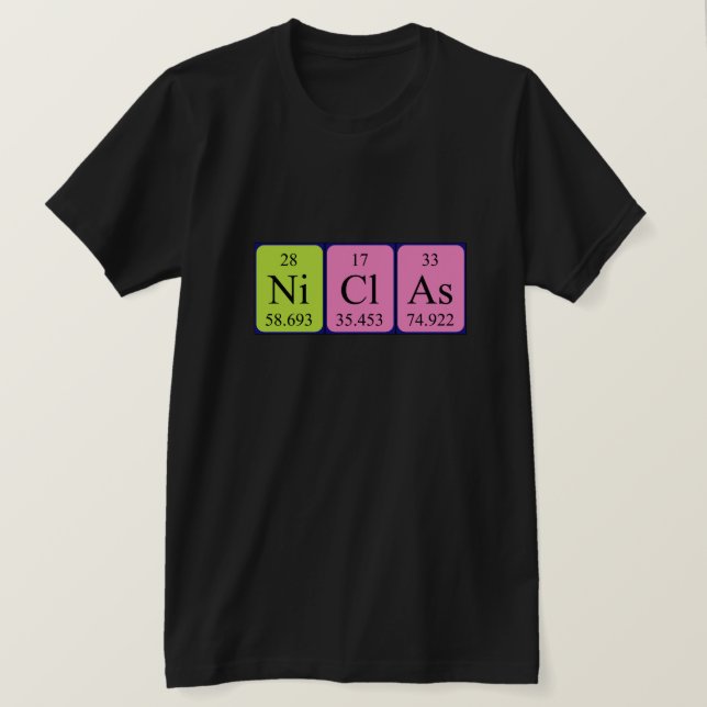 Niclas Periodenname Shirt (Design vorne)
