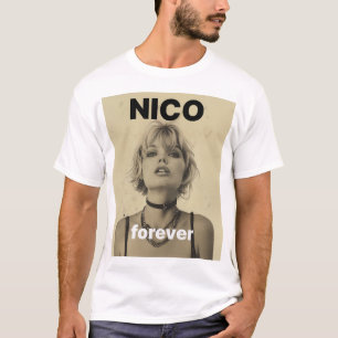 Nico Forever – Leise Revolution Vintage-Portrait T T-Shirt