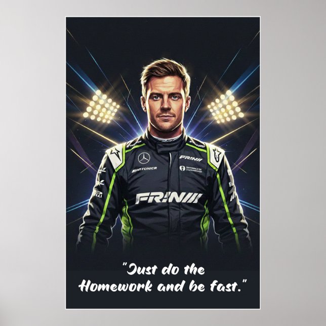 Nico Hülkenberg Poster (Vorne)