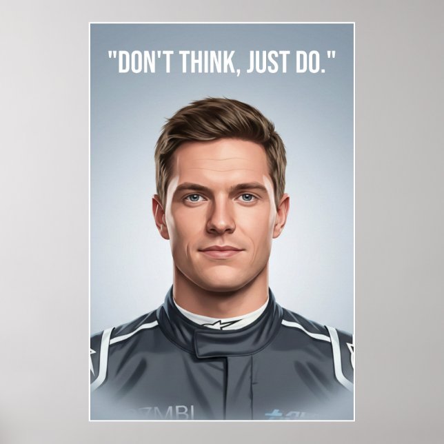 Nico Hülkenberg Racing Vector – Poster (Vorne)