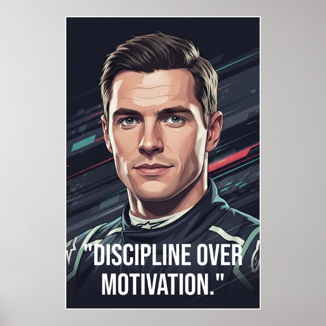 Nico Hülkenberg Racing Vector – Poster (Vorne)