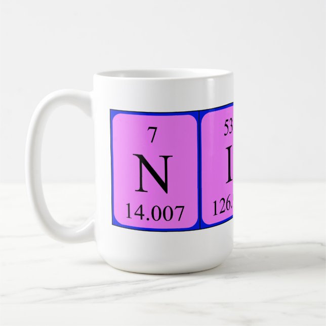 Nico Periodenname Tasse (Links)