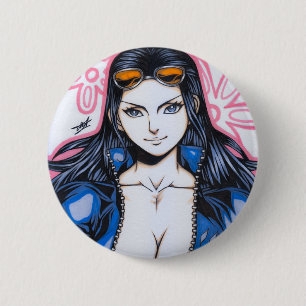 Nico Robin ~ Teufelskind Button