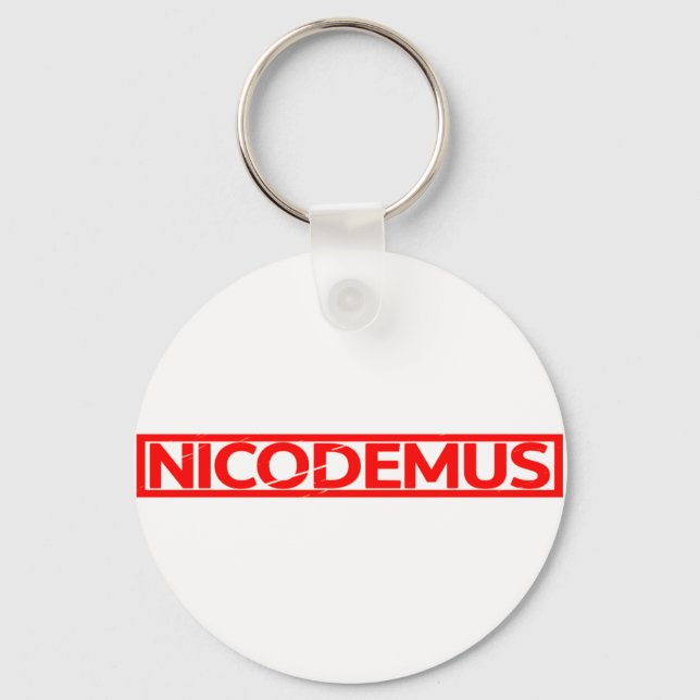 Nicodemus-Briefmarke Schlüsselanhänger (Vorderseite)