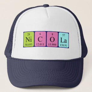 Nicola Periodenname Truckerkappe