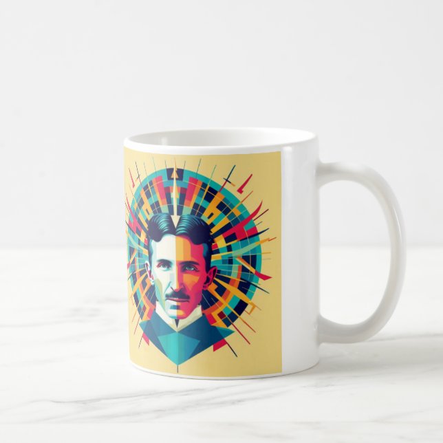 Nicola Tesla  Kaffeetasse (Rechts)