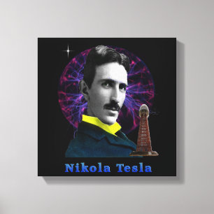Nicola Tesla Leinwanddruck