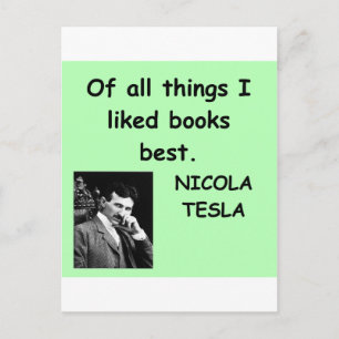 Nicola Tesla Postkarte