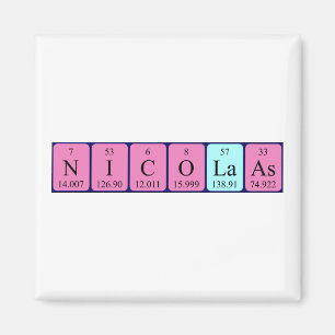 Nicolaas Periodenmagnet Magnet