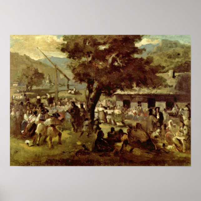 Nicolae Grigorescu - Hora Poster (Vorne)