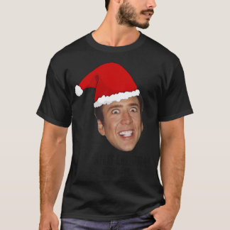 Nicolas Cage Frory Weihnachtsmütterchen T-Shirt