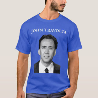 Nicolas Cage John Travolta Face Off Männer Freund T-Shirt