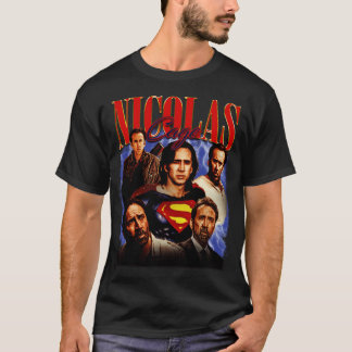 Nicolas Cage Multiversum Ikonische Rollen Mashup T-Shirt