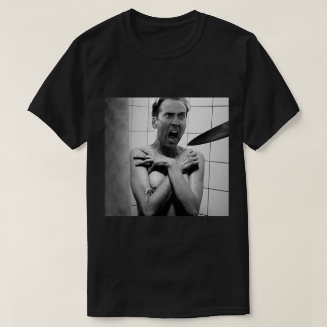 Nicolas CagePsycho T-Shirt (Design vorne)