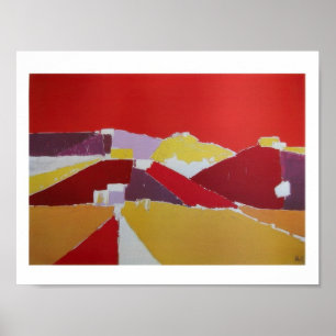 Nicolas de Staël - Agrigent - lyrische Abstraktion Poster
