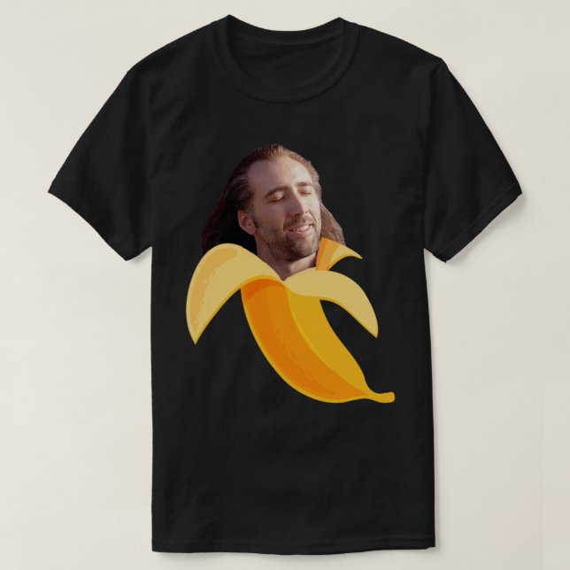 Nicolas Käfig in einer Banane T-Shirt (Design vorne)