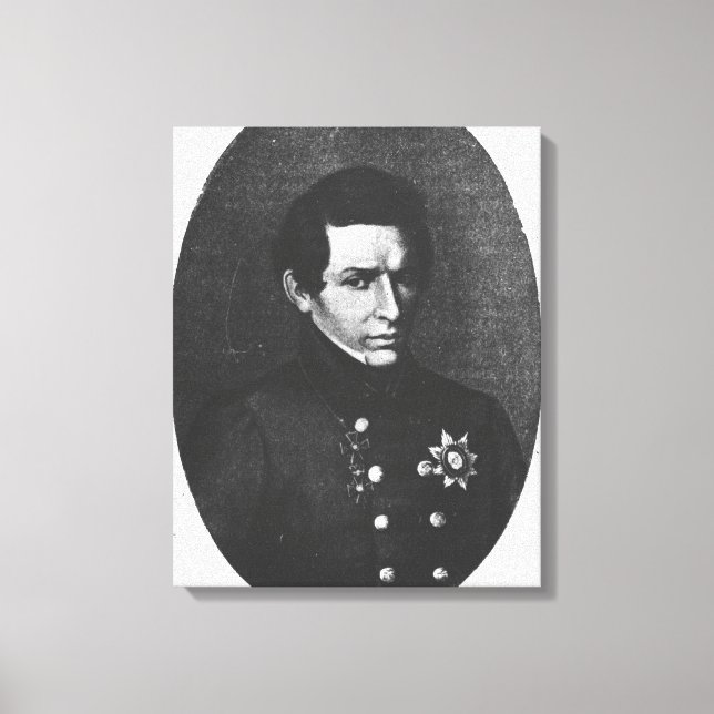 Nicolas Lobatchevsky Leinwanddruck (Vorderseite)