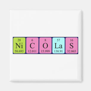 Nicolas Periodenmagnet Magnet