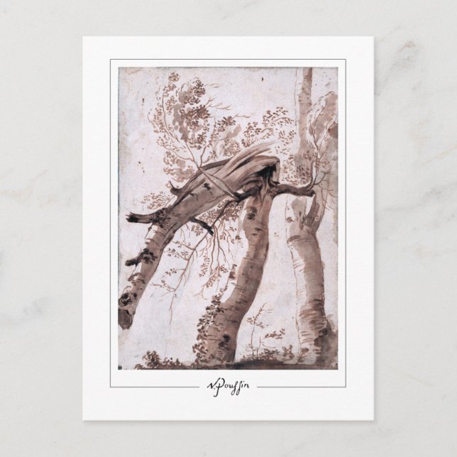 Nicolas Poussin #134 - Fine Art Postcard Postkarte (Vorderseite)