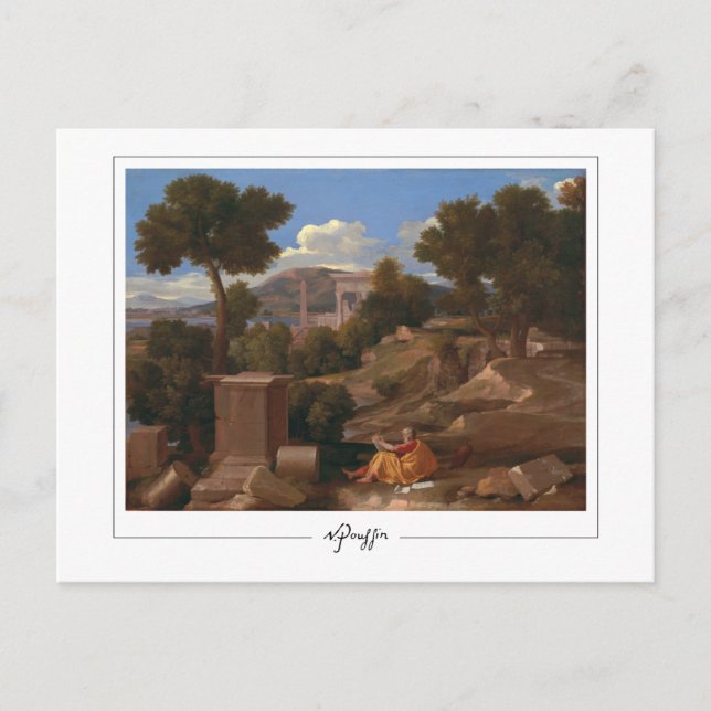 Nicolas Poussin #250 - Fine Art Postcard Postkarte (Vorderseite)