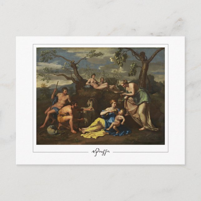 Nicolas Poussin #294 - Fine Art Postcard Postkarte (Vorderseite)
