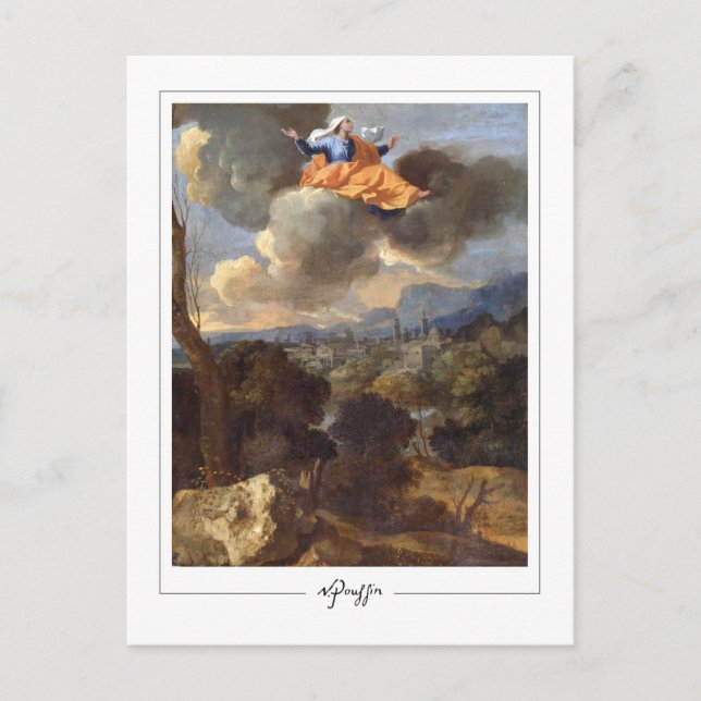 Nicolas Poussin #52 - Fine Art Postcard Postkarte (Vorderseite)