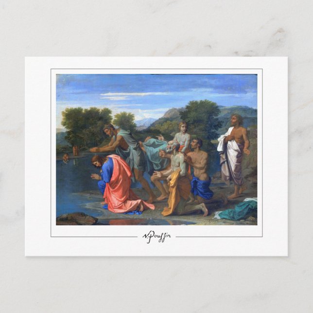 Nicolas Poussin #99 - Fine Art Postcard Postkarte (Vorderseite)